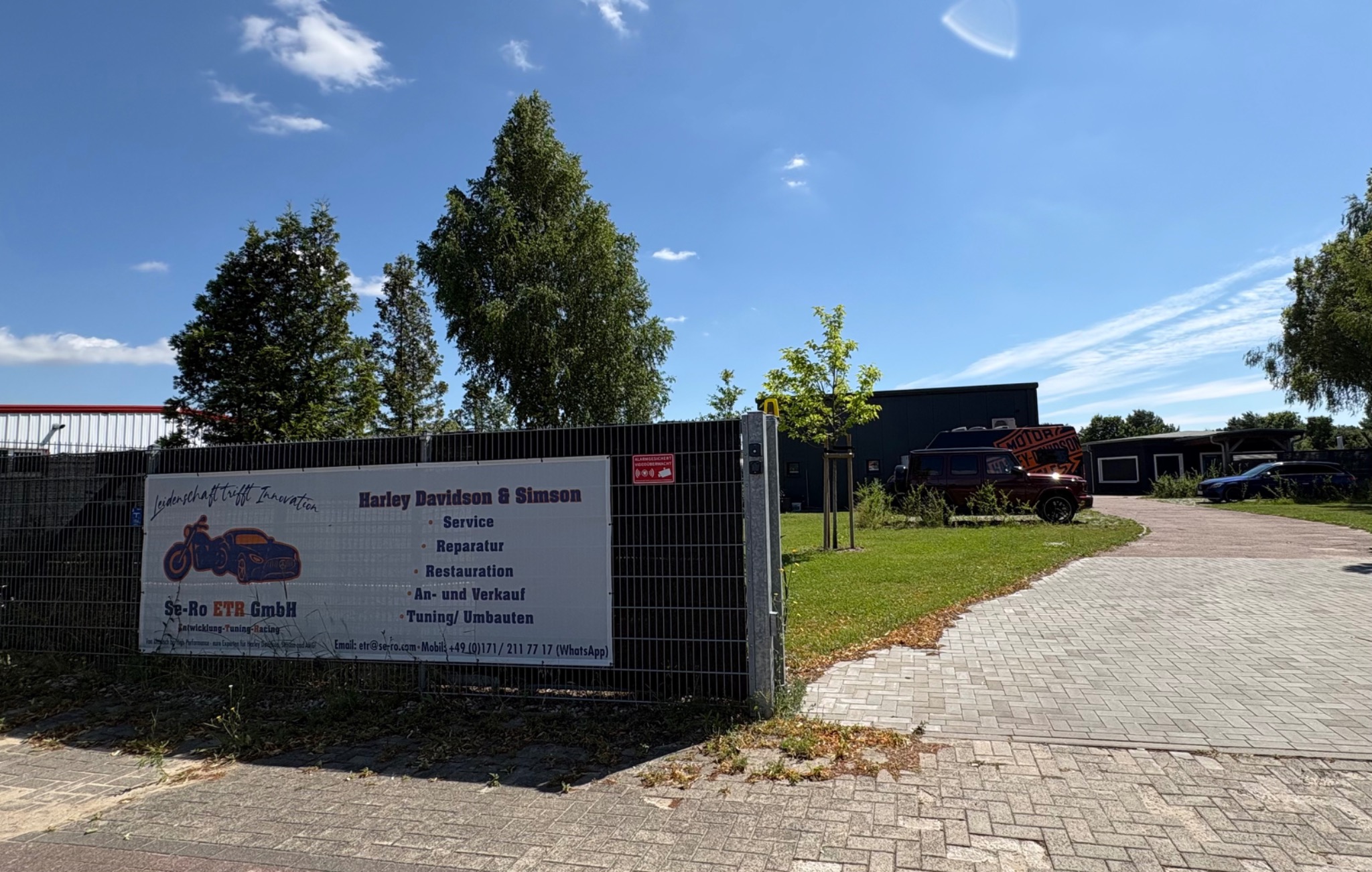 Außenansicht der Se-Ro ETR GmbH Werkstatt
