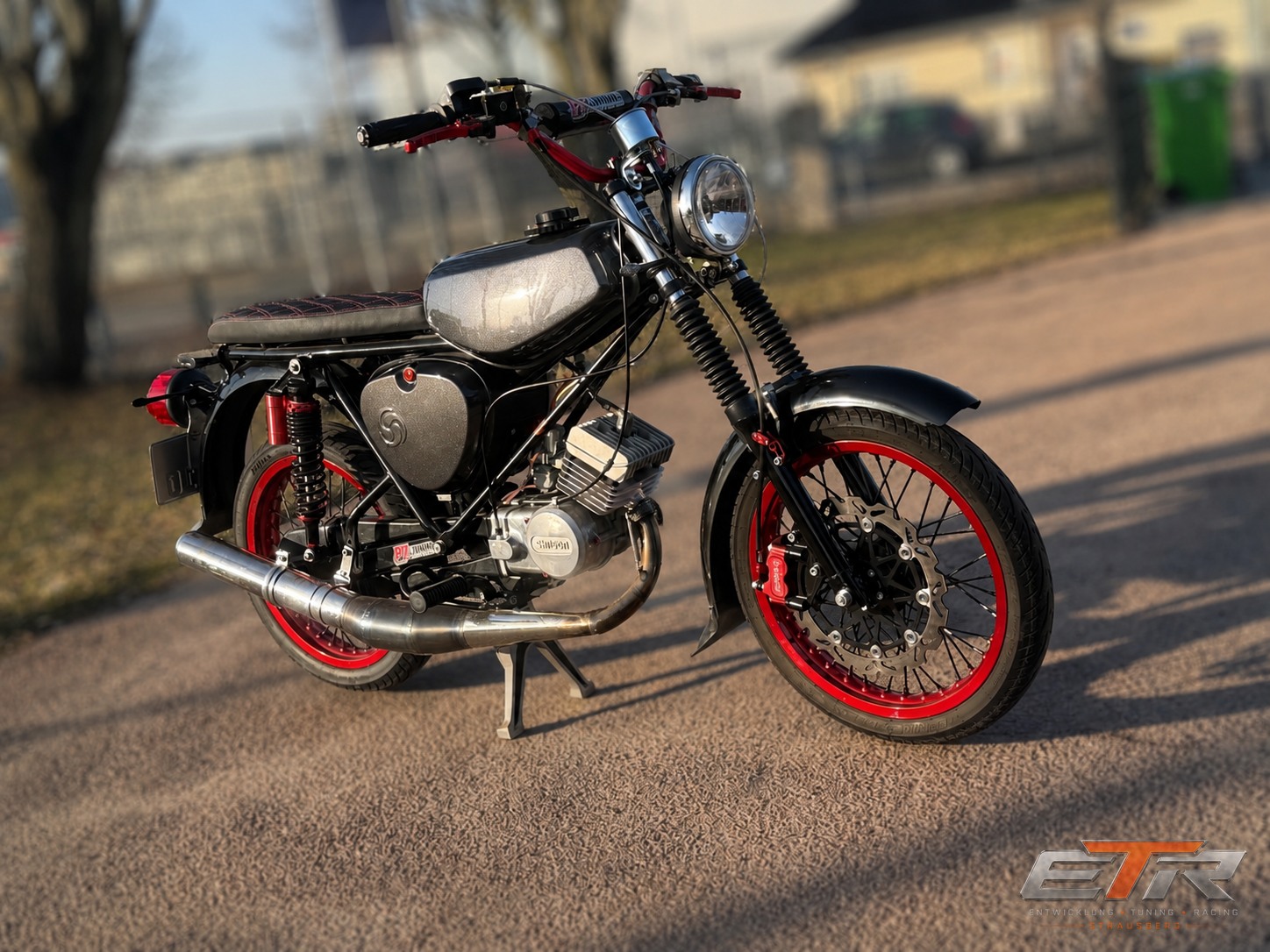 Individuell umgebaute Simson